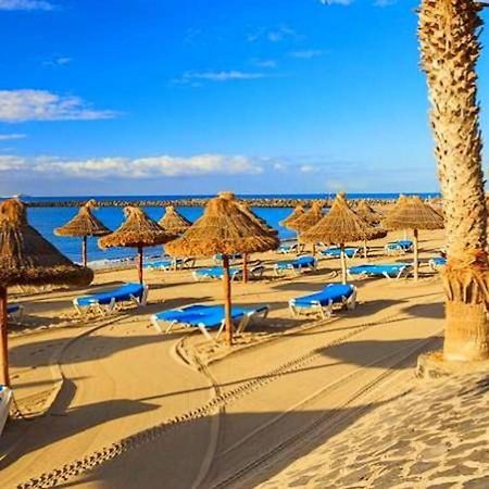 Top Floor, Sea View, Huge Terrace, Heated Pool, Garage Лос Кристианос Екстериор снимка